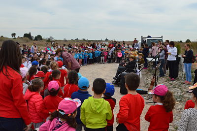 300 escolars d’Almassora celebren el Dia de l’Arbre plantant 400 exemplars al Paisatge Protegit de la Desembocadura del riu Millars